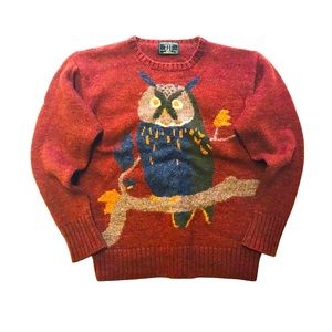 🍒 Owl Wool Sweater
